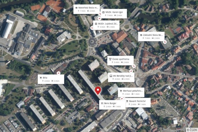 Prodej, Byt 2+kk, Benátky nad Jizerou