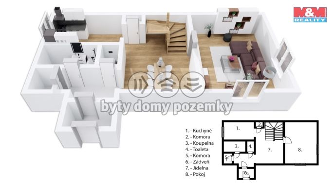 Prodej, Rodinný dům, Sobkovice