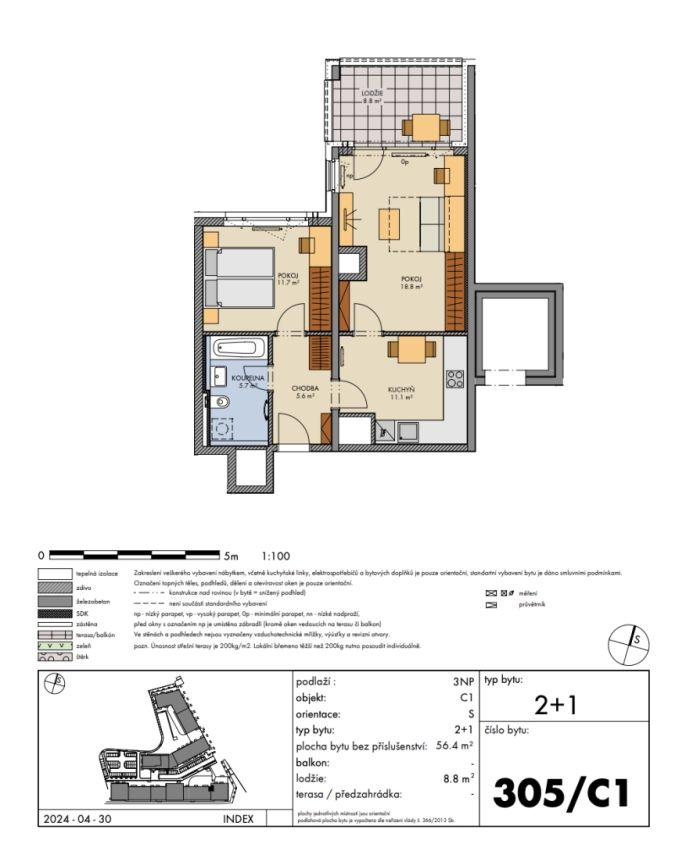 Prodej, Byt 2+1, Praha