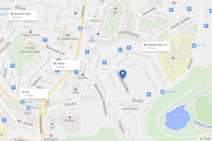 Pronájem, Byt 3+1, Most