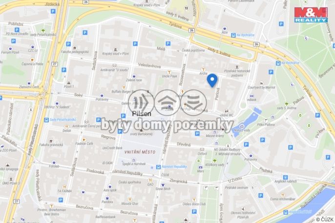Pronájem, Obchod a služby, Plzeň