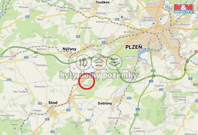 Pronájem, Komerční pozemky, Zbůch