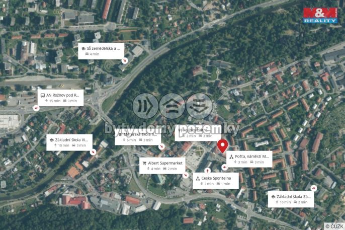 Pronájem, Byt 3+1, Rožnov pod Radhoštěm