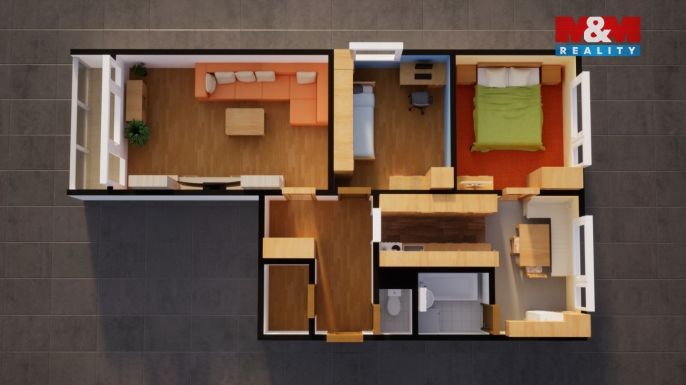 Prodej, Byt 3+1, Turnov