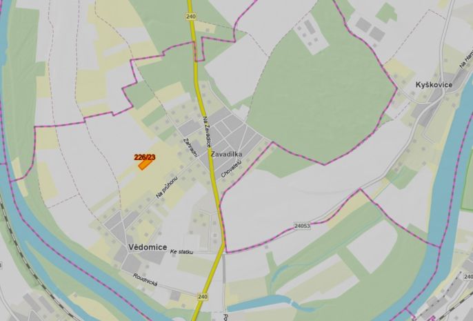 Prodej, Pole, Vědomice
