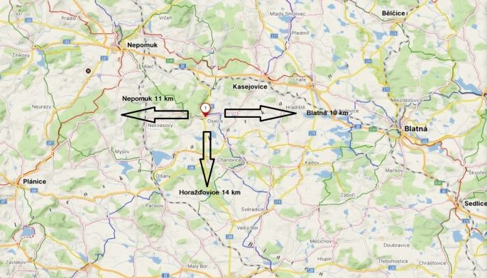 Prodej, Chalupa, Oselce