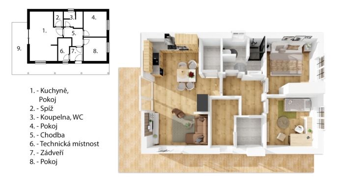 Prodej, Pozemek k bydlení, Dymokury