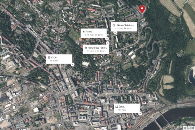 Pronájem, Garáž, Ústí nad Labem