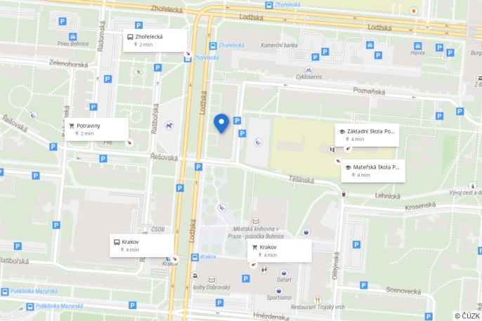Pronájem, Byt 3+kk, Praha