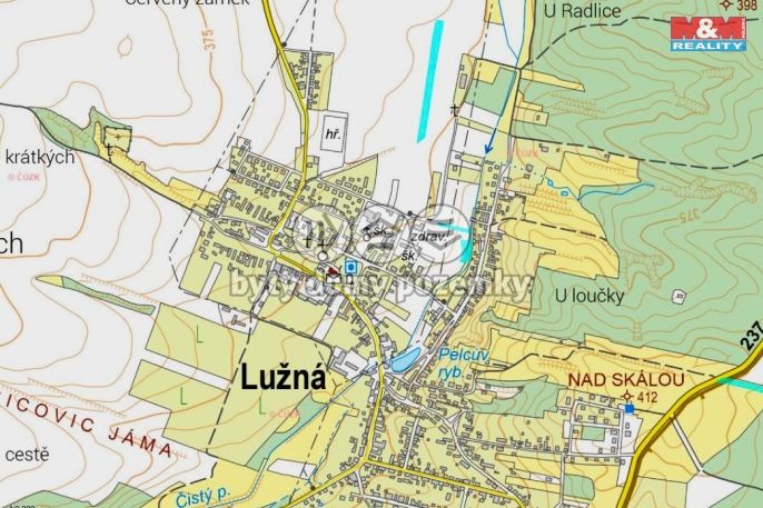 Prodej, Komerční pozemky, Lužná