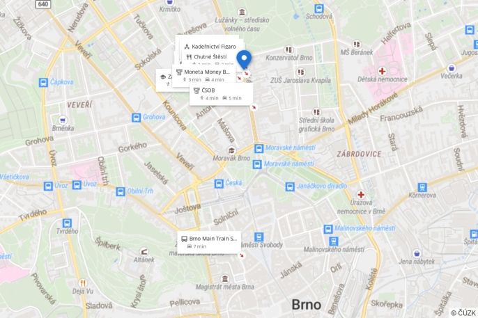 Pronájem, Byt 2+1, Brno