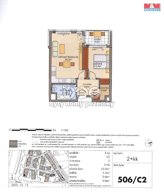 Pronájem, Byt 2+kk, Praha