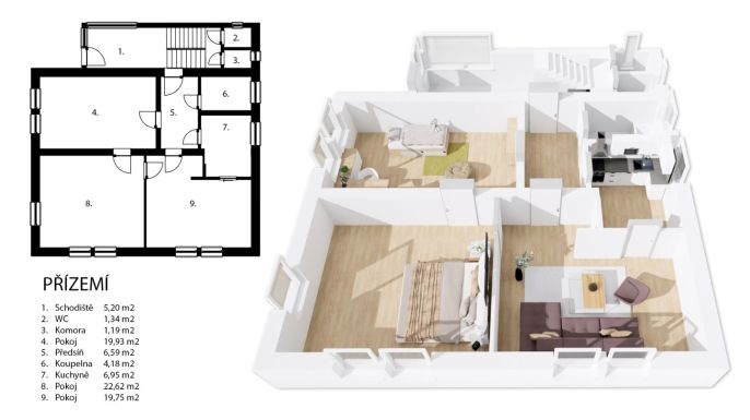 Prodej, Rodinný dům, Brno