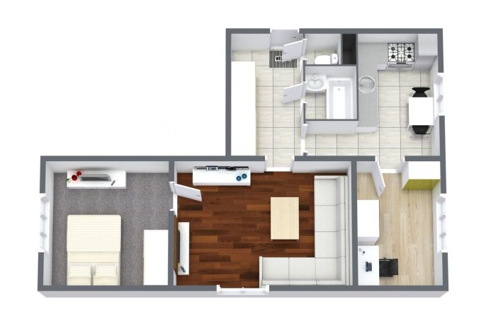 Prodej, Byt 3+1, Habartov