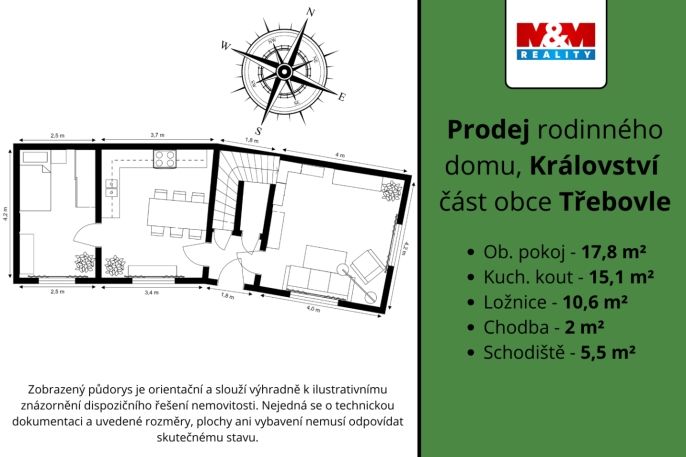 Prodej, Rodinný dům, Třebovle