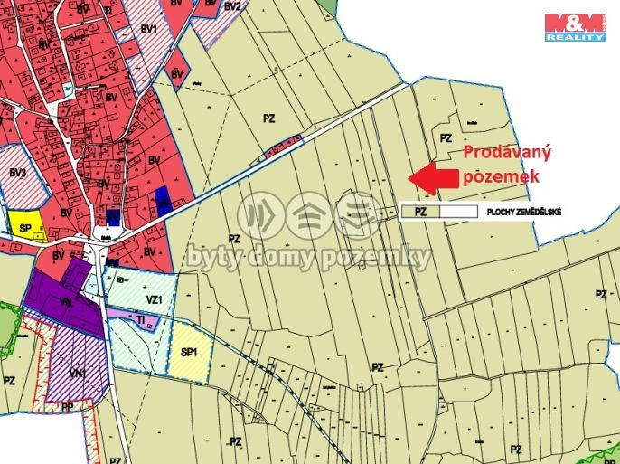 Prodej, Pole, Sádek