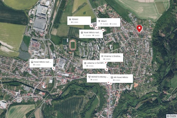 Pronájem, Byt 2+kk, Nové Město nad Metují