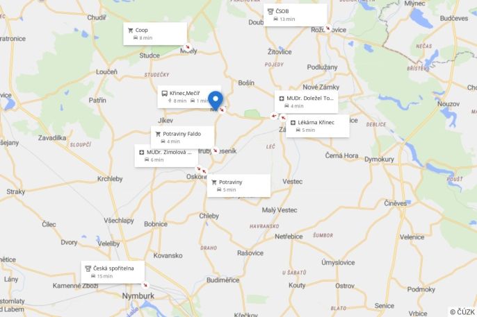 Prodej, Zemědělská usedlost, Křinec