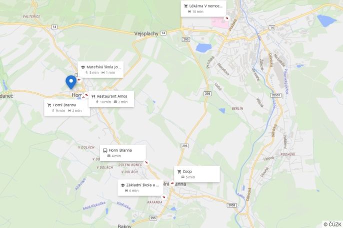 Prodej, Rodinný dům, Horní Branná