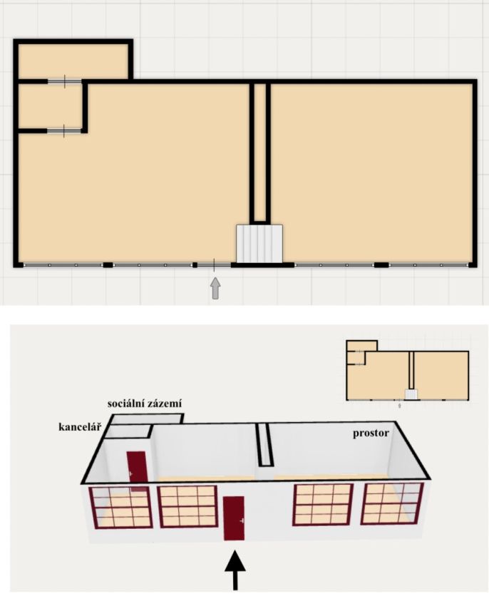 Prodej, Kancelářský prostor, Častolovice