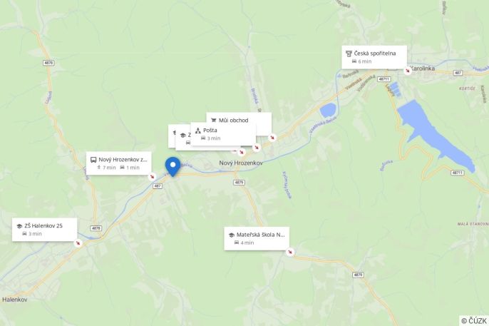 Pronájem, Byt 2+1, Nový Hrozenkov