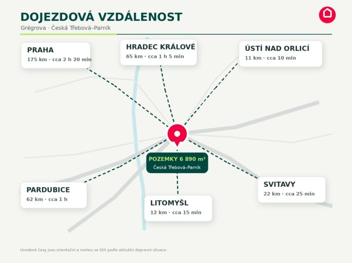 Prodej, Pozemek k bydlení, Česká Třebová
