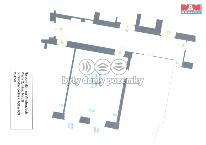 Pronájem, Kancelářský prostor, Praha