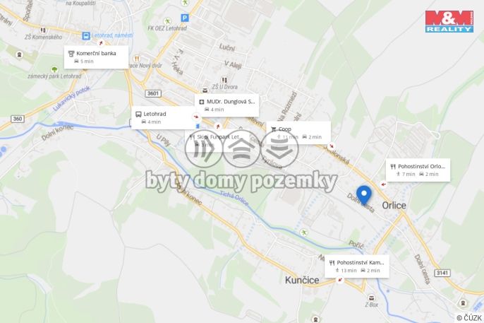 Pronájem, Byt 2+kk, Letohrad