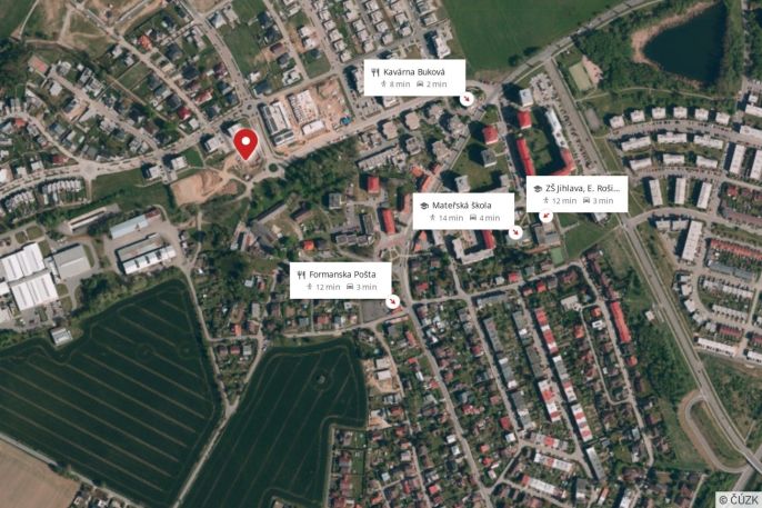 Pronájem, Byt 3+kk, Jihlava