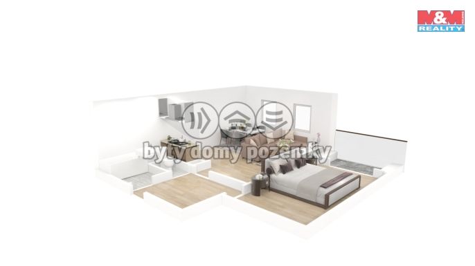 Prodej, Byt 2+kk, Praha