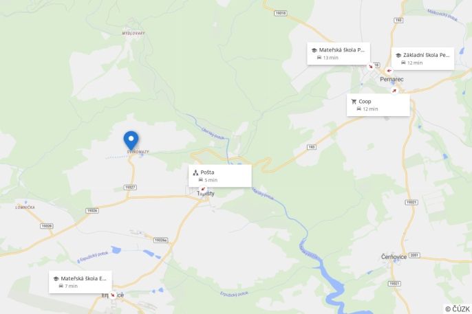 Prodej, Pozemek k bydlení, Trpísty