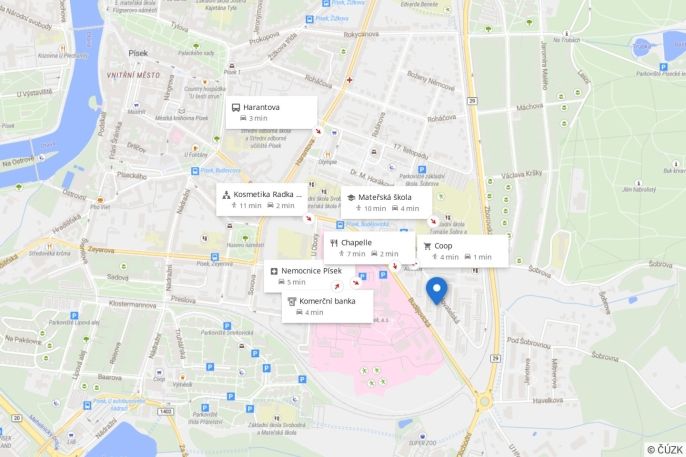 Prodej, Byt 3+1, Písek