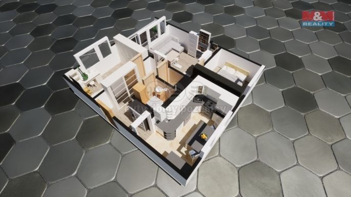 Prodej, Byt 3+1, Jablonec nad Nisou