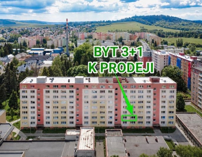 Prodej, Byt 3+1, Bruntál