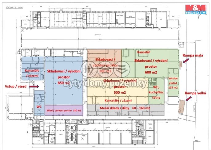 Pronájem, Sklad, Jirkov