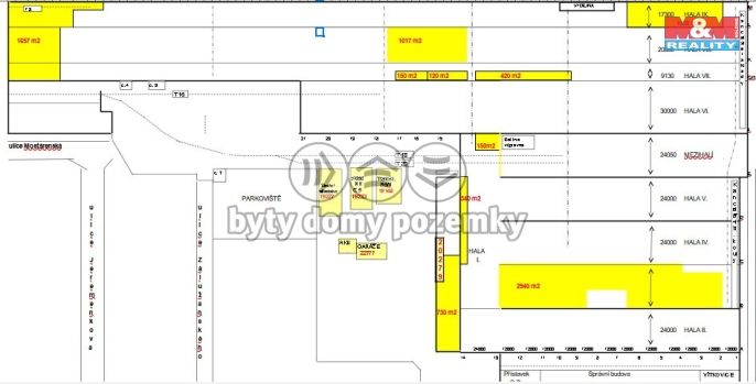 Pronájem, Výrobní objekt, Ostrava