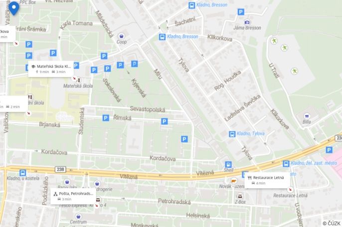 Pronájem, Byt 2+kk, Kladno