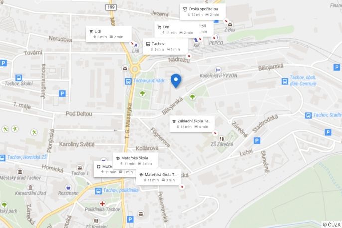 Prodej, Byt 4+1, Tachov