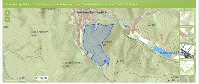 Prodej, Les, Trenčianske Teplice