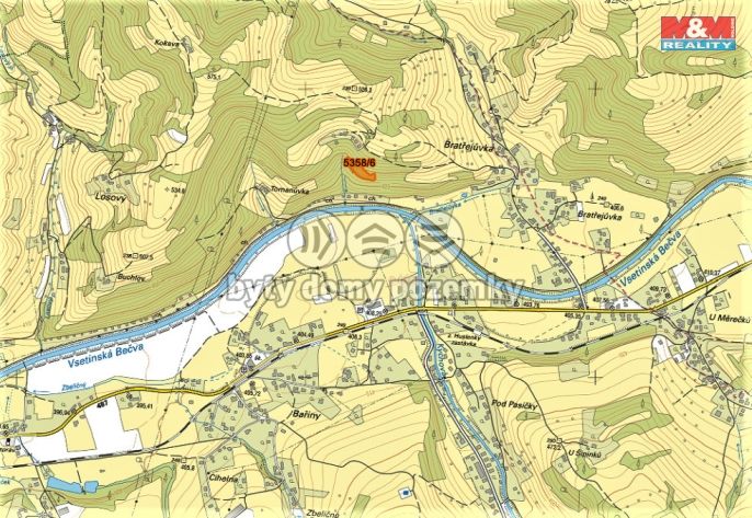 Prodej, Louka, Huslenky