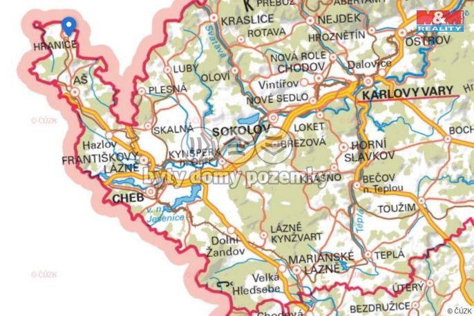 Prodej, Zahrada, Hranice