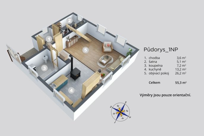 Prodej, Rodinný dům, Kunratice