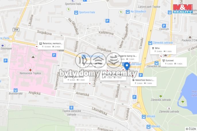 Prodej, Byt 3+kk, Teplice