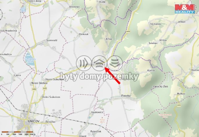 Prodej, Pozemek k bydlení, Dlouhá Loučka