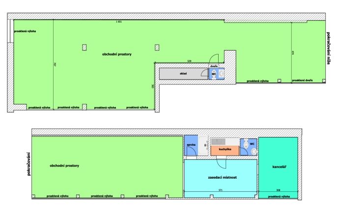 Pronájem, Kancelářský prostor, Ostrava