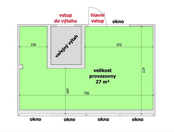 Pronájem, Obchod a služby, Ostrava