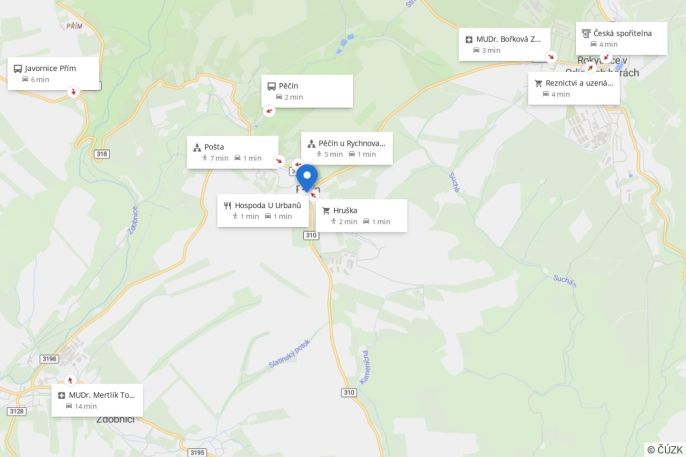 Prodej, Chata, Pěčín