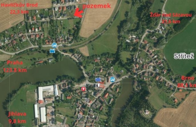 Prodej, Pozemek k bydlení, Střítež