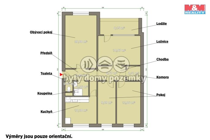 Pronájem, Byt 4+1, Plzeň