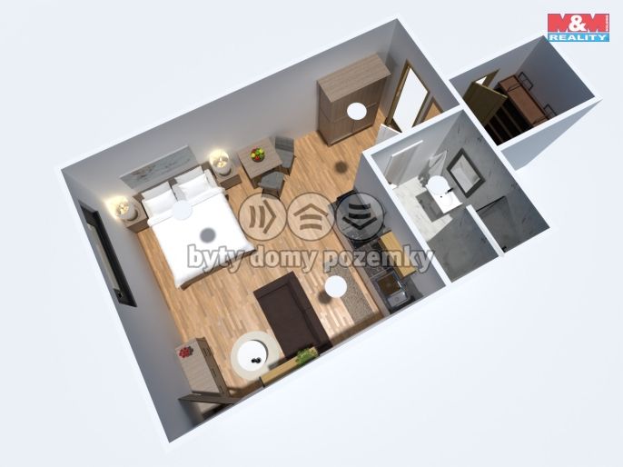 Prodej, Byt 1+kk, Vrchlabí